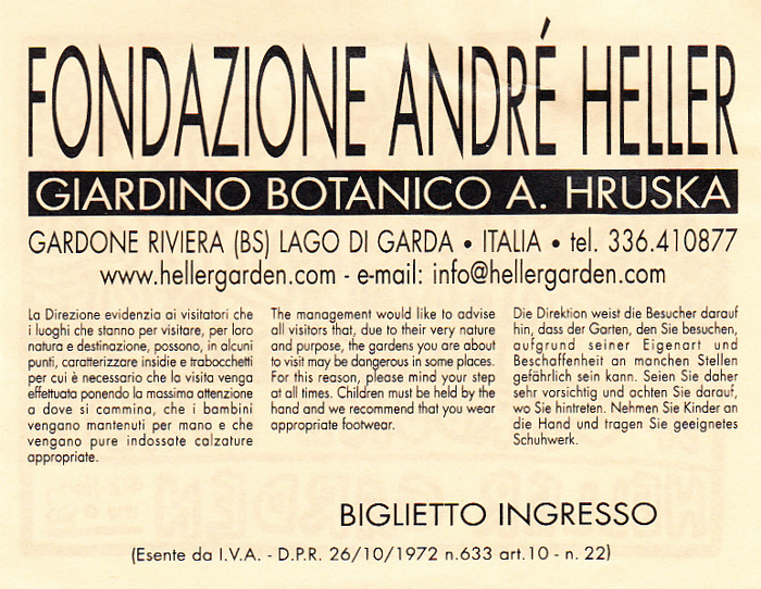 Gardone Riviera Giardino botanico André Heller Giardino Botanico - André Heller